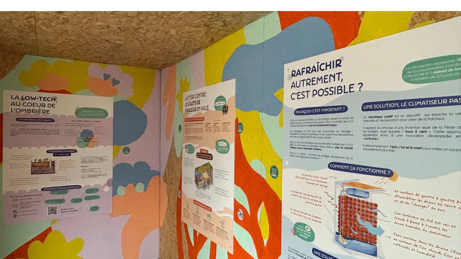 Panneau d'exposition L'Ombrière